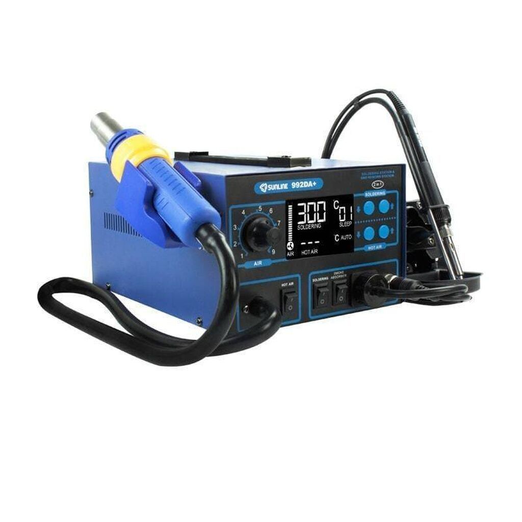 Sunline 992DA+ Lehim Sökmə və İsti Hava Üfürmə Stansiyası - P.I.D — Lehimlə avadanlığı, Bakı (3)