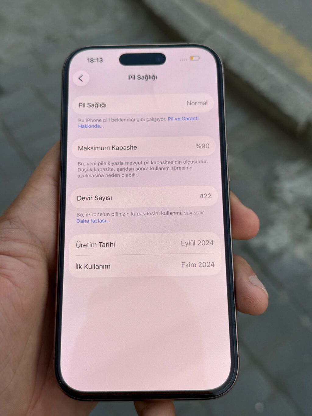 IPhone 16 Pro, 128 GB, Matte Gold — Apple iPhone, Bakı (5)