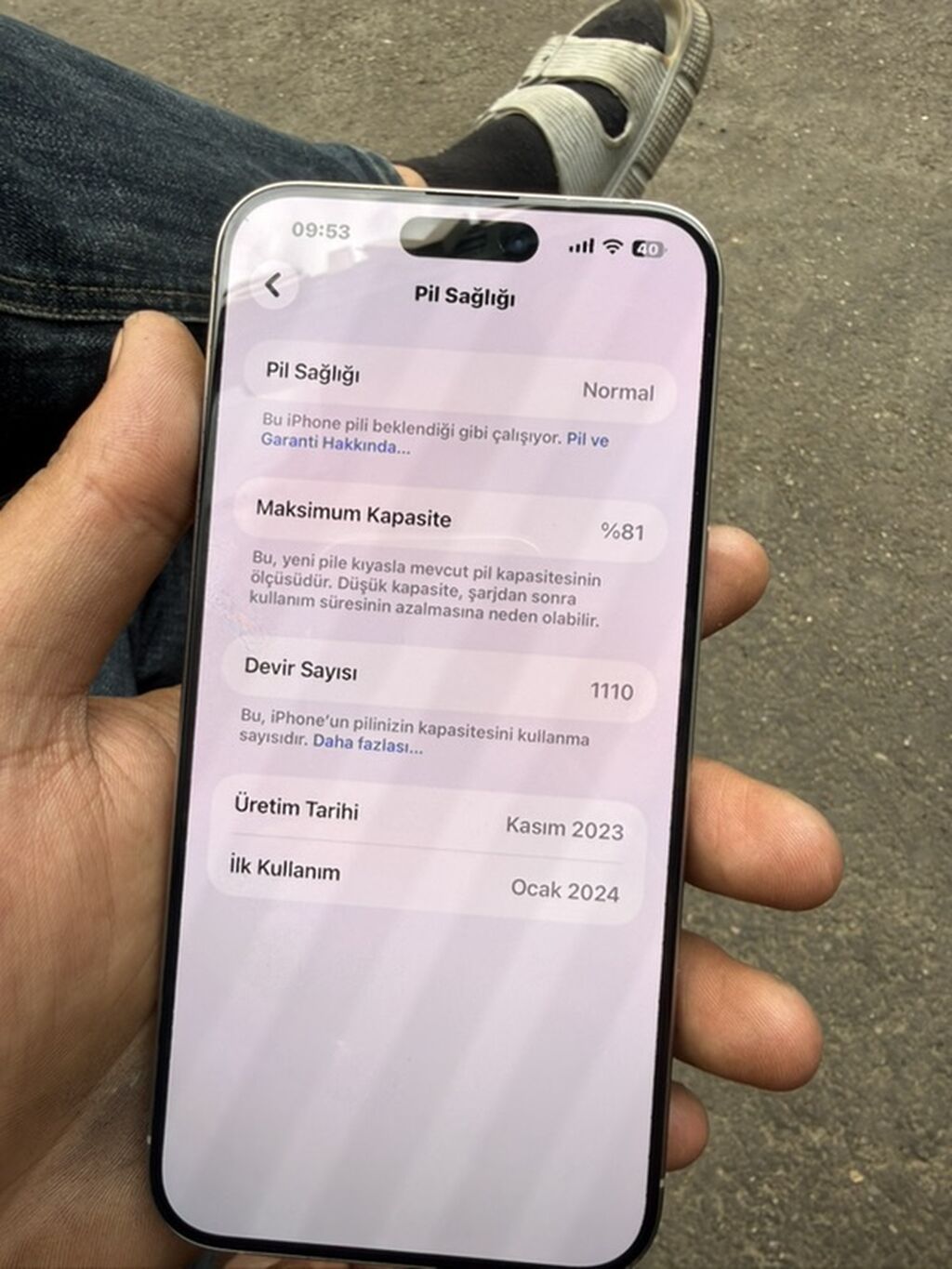 IPhone 15 Pro Max, 256 GB, Gümüşü — Apple iPhone, Bakı (5)