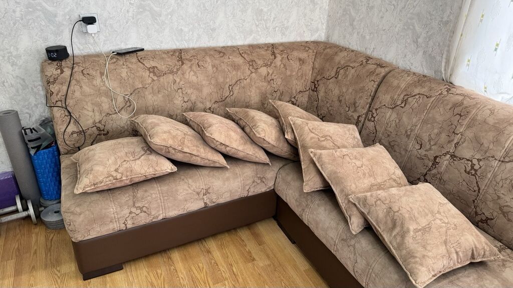 Künc divan, İşlənmiş, Açılmayan, Parça — Divanlər, Bakı (2)