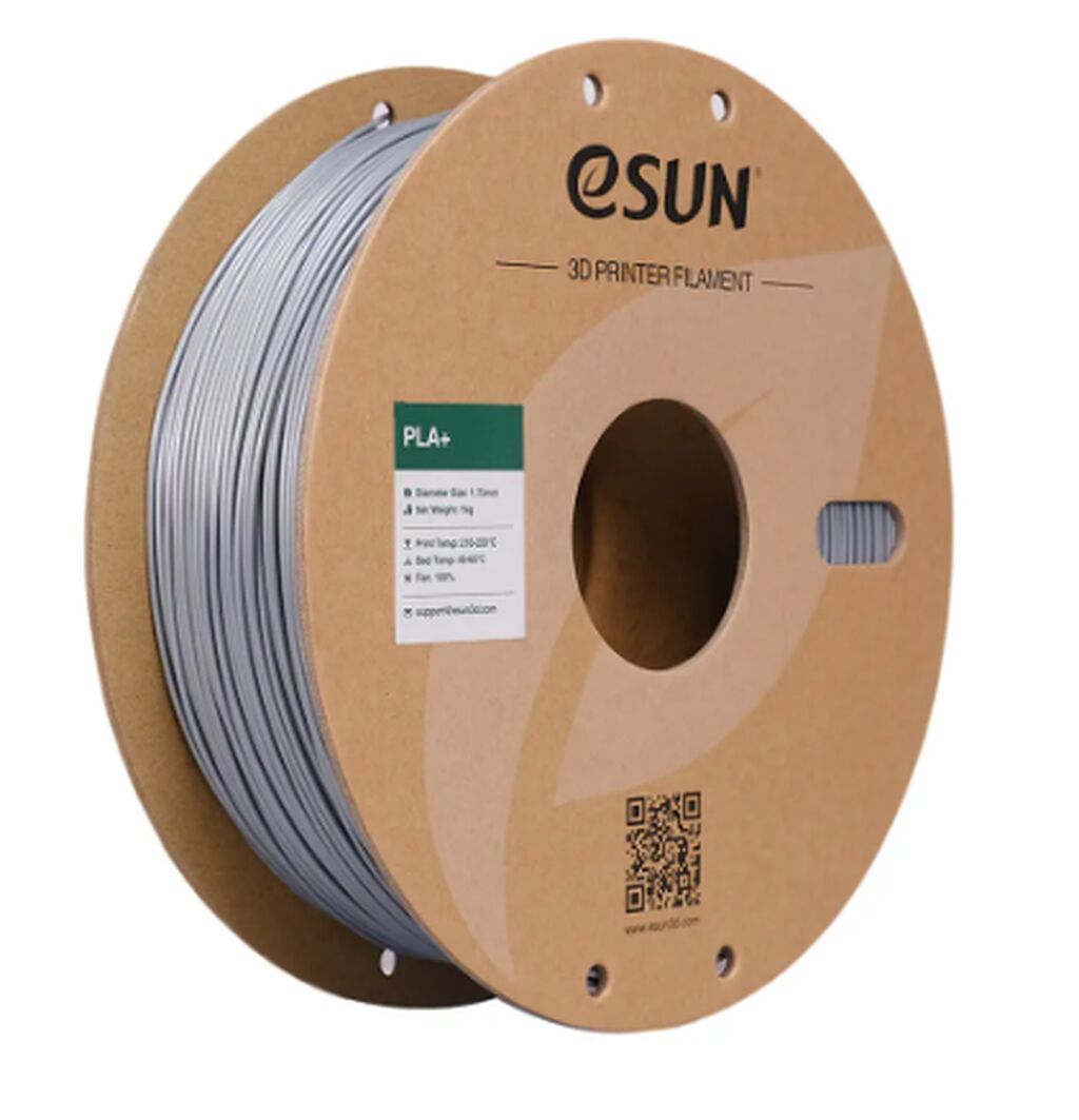 Esun PLA Plus 1.75 mm Filament – Gümüş, 1 kq PLA+ çapı asan olan — İstehlak malları və aksesuarlar, Bakı