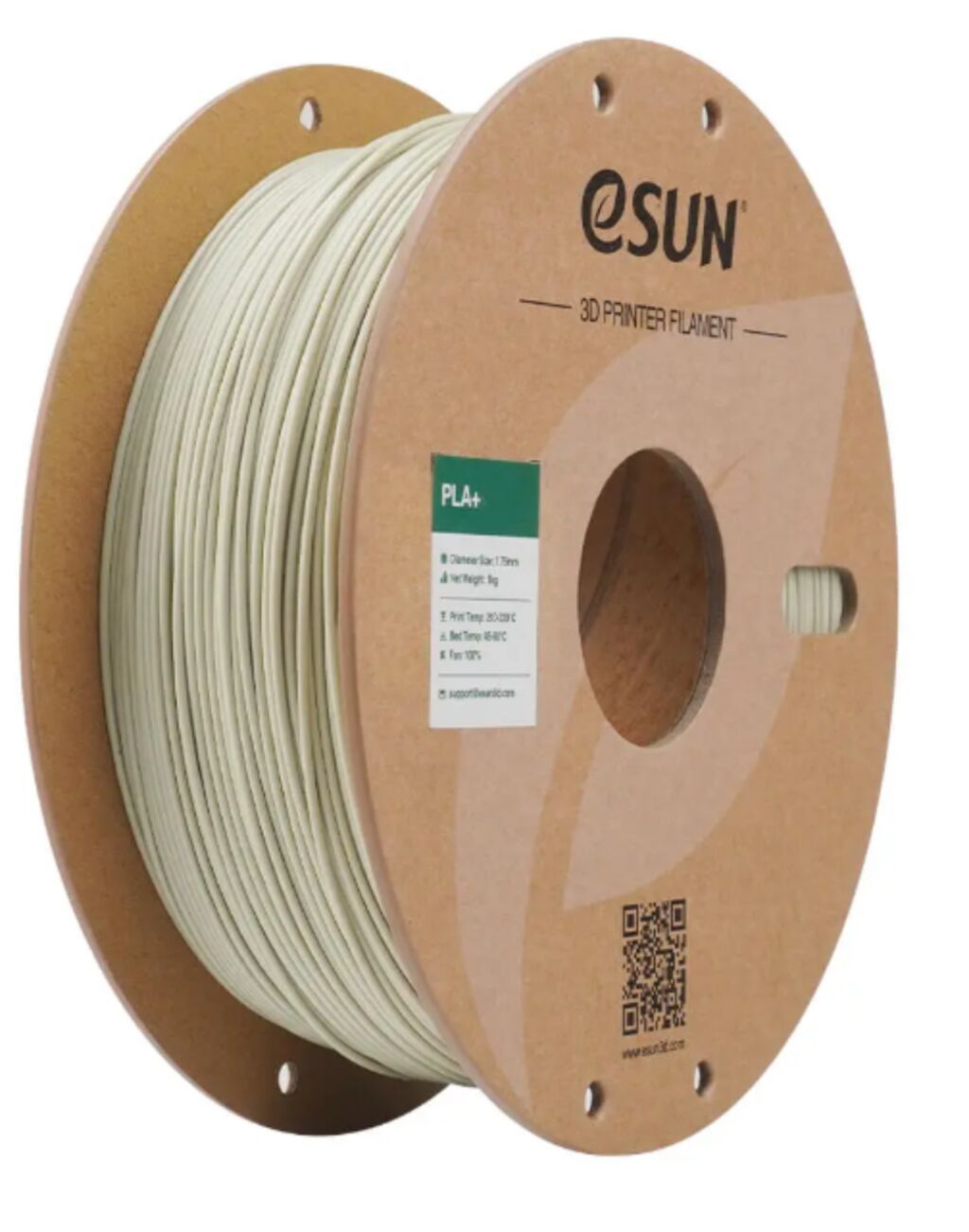 Esun PLA Plus 1.75mm Filament – Açıq Haki, 1 kq PLA+ çapı asan olan — İstehlak malları və aksesuarlar, Bakı