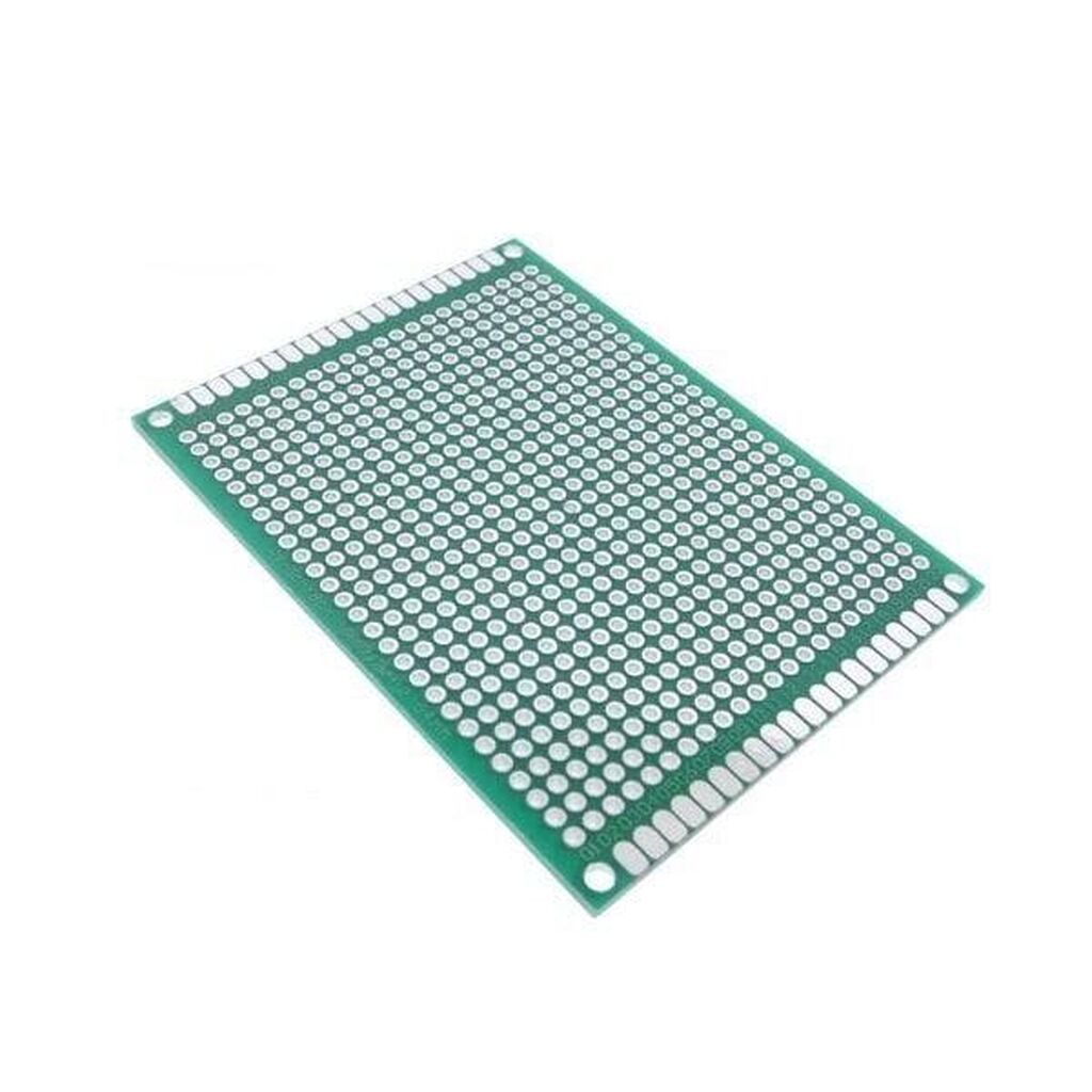 İki Üzlü Deşikli Plata – Pertinax 6x8 sm Dövrə komponentlərini rahat — Smartfon ehtiyat hissələri, Bakı (2)