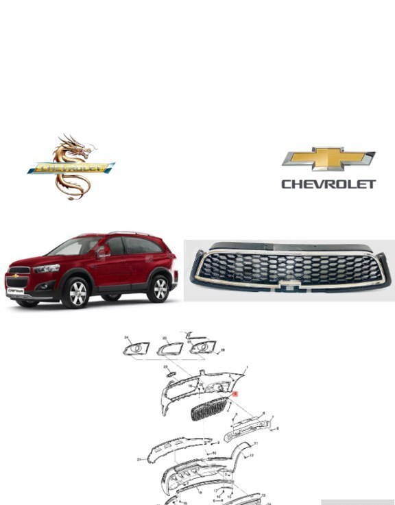 Radiator barmaqlığı Chevrolet Captiva 2011-2015 — Bakı