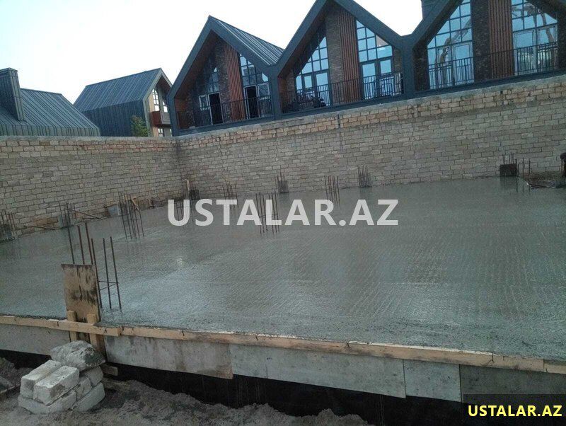 Beton, manalit işləri — Tikinti xidmətləri, Bakı (8)