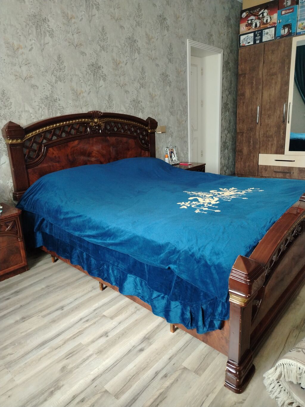 İşlənmiş, İkinəfərlik çarpayı, Bazasız, Matrassız, Siyirməsiz — Yataqlar, Gəncə (3)