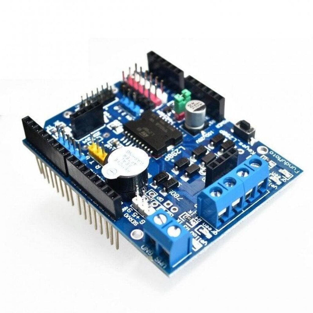 Arduino SMD L298 Cüt Motor Sürücü Shield Qiymət: 49 Arduino üçün — Digər, Bakı (2)