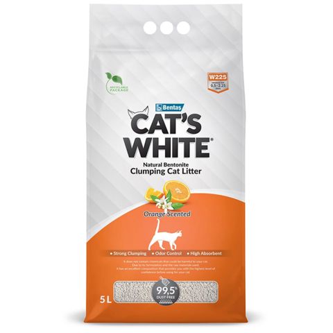 Topalaşan doldurucu pişiklər üçün Cat's White Portağal 5 l — Bakı