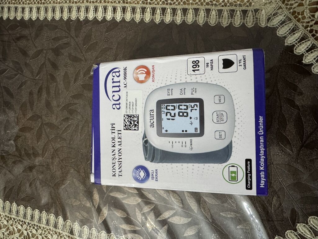 Acura danışan qol tipi tansiyon aparatı Xüsusiyyətlər: - Qol tipli — Tonometrlər və gliukometrlər, Xırdalan