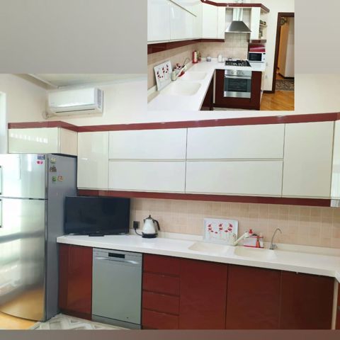 Mətbəx mebeli satılır 650₼. Ölçü 3.40/1.90. Üzəri tökmə — Bakı