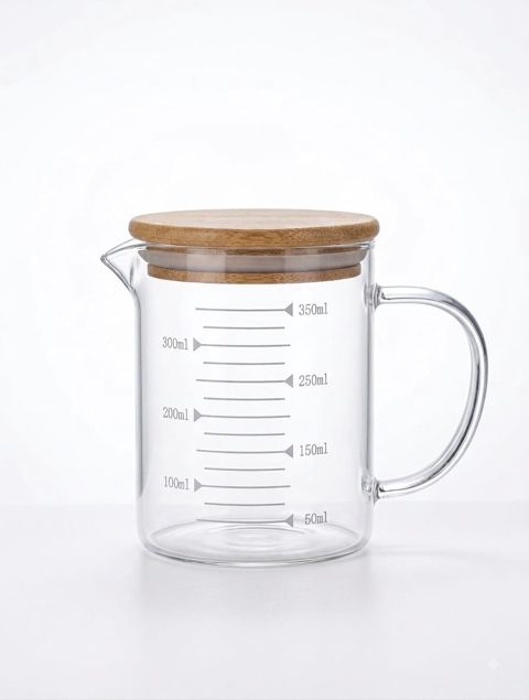 Ölçmə qabı, şüşə, şəffaf, 350 ml — Bakı
