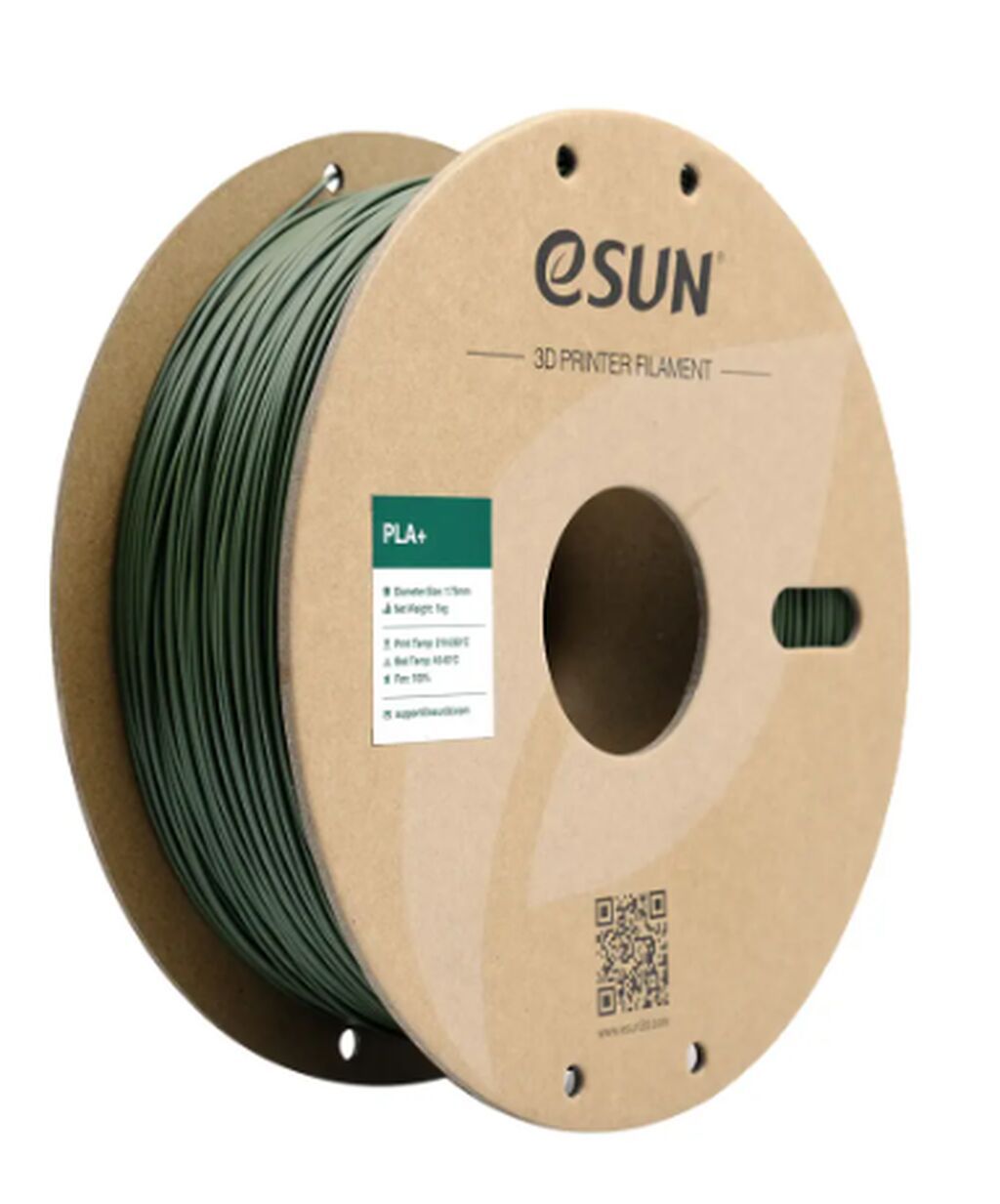 Esun PLA Plus 1.75 mm Filament – Yaşıl, 1 kq PLA+ – çapı asan olan — İstehlak malları və aksesuarlar, Bakı