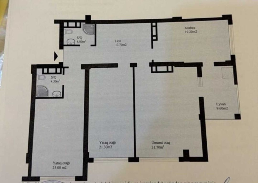 Satılır 3 otaqlı yeni tikili 135 m² — Mənzil, Bakı (2)