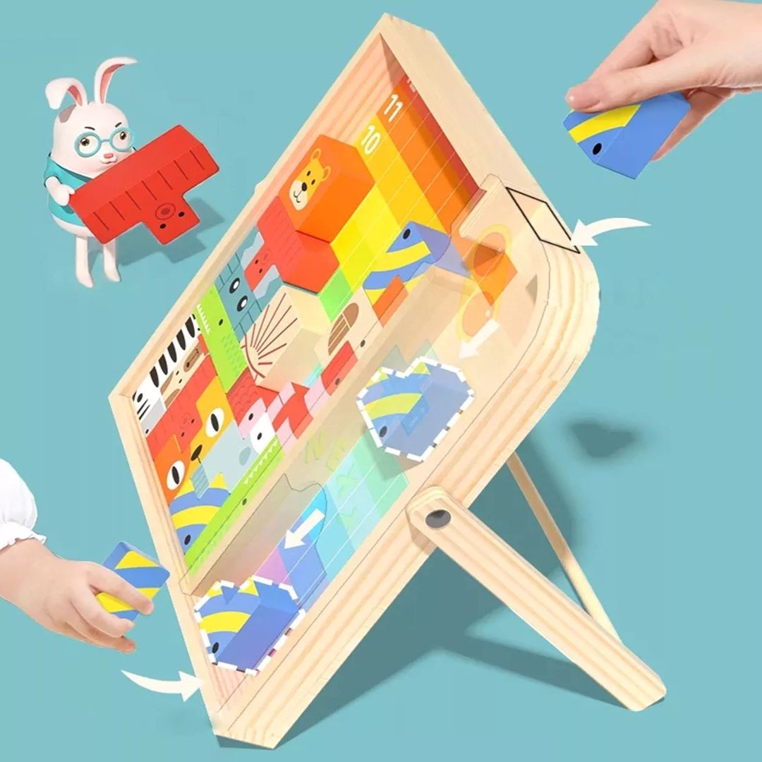 İnkişaf etdirən oyuncaq Animal Tetris O-321, 3 yaşdan, 27 hissə — Mallar, Bakı (3)