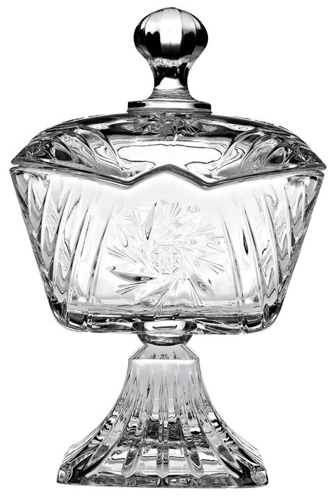 Şəkər qabı Pasabahce 95467, büllur şüşə, 14 sm — Bakı
