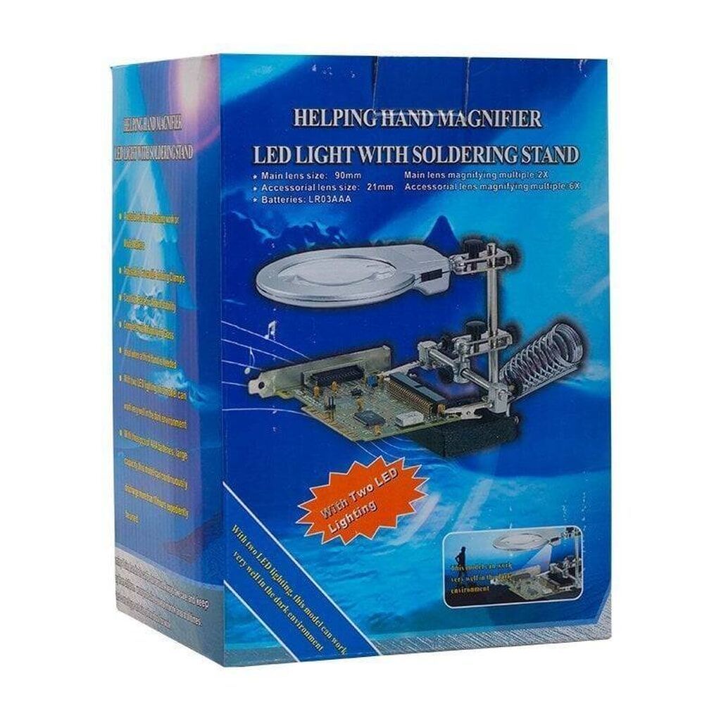 Linzalı Üçüncü Əl Lehimləmə Standı – PM-11470 Elektronik lehimləmə və — Lehimlə avadanlığı, Bakı (2)