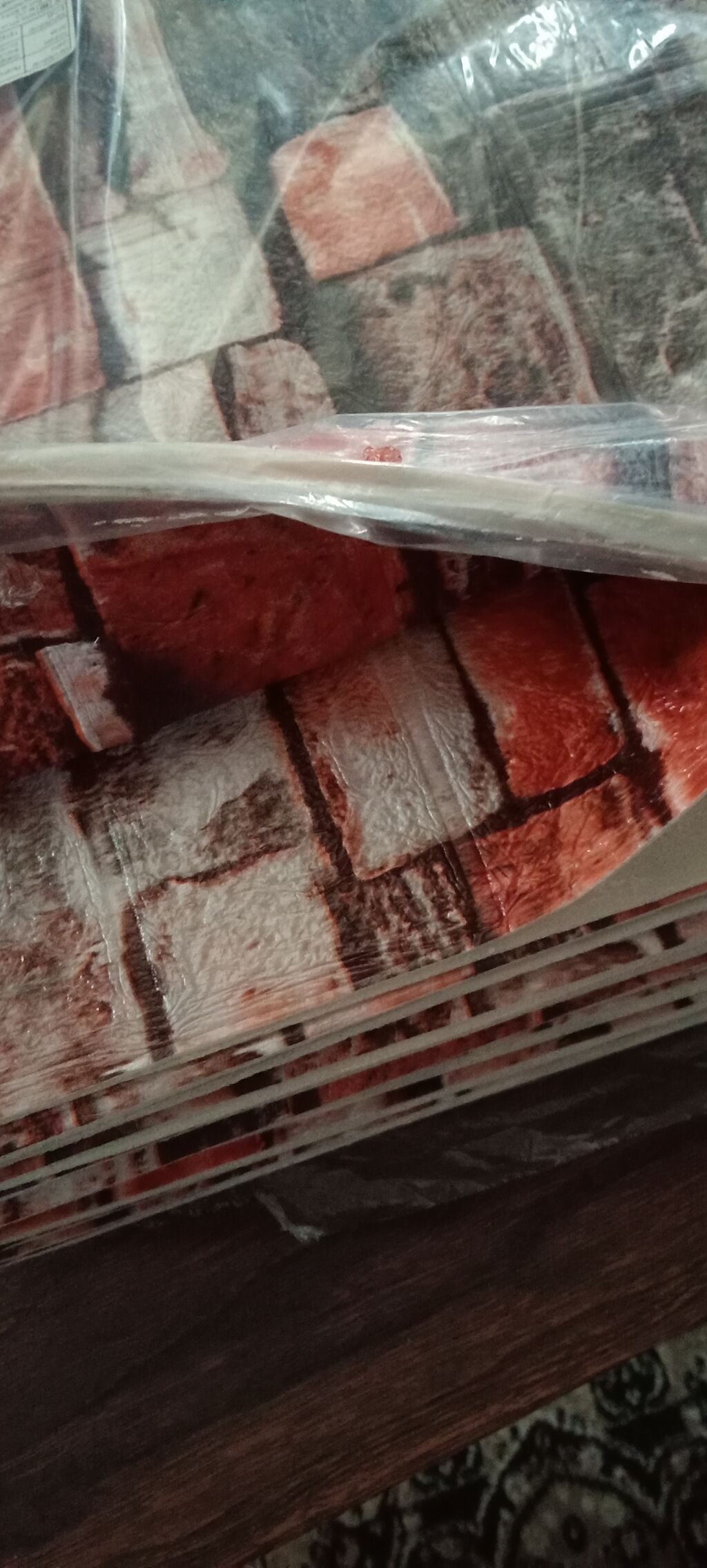 3D обои Красный Винтаж 20 метров на 50 см в упаковке новые — Divar kağızları, Bakı (5)