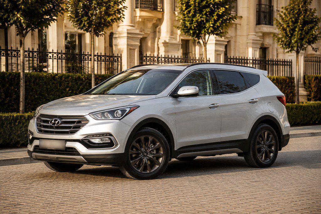 Hyundai Santa Fe, 2.0 L, 2017 il, 65 000 km — Avtomobillər, Bakı (11)