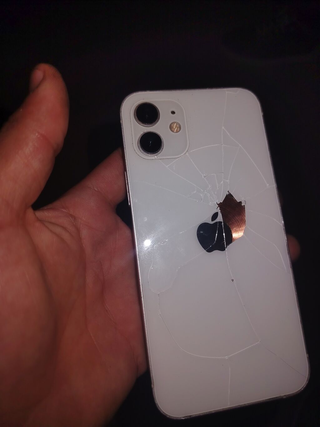 IPhone 12, Ağ, Face ID — Apple iPhone, Sumqayıt (2)