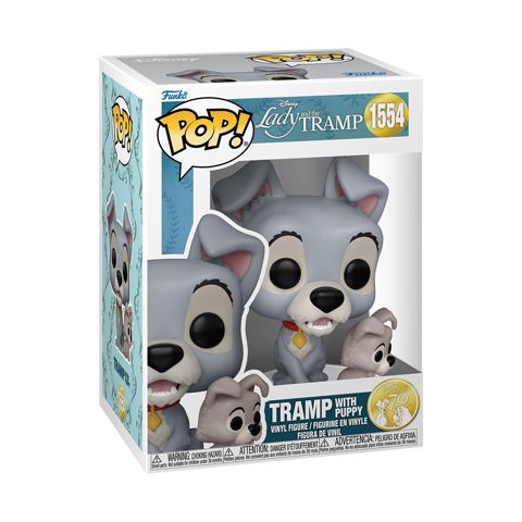 Personaj-heyvan fiquru Funko POP 1554 Lady and the Tramp - Tramp, 3+ yaş, vinil, 1 əd — Bakı