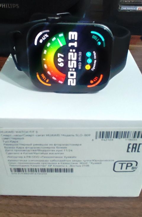 Huaweı Watch Fit 3 – ağıllı saat - Model: SLO-B09 (qutuda qeyd — Bakı