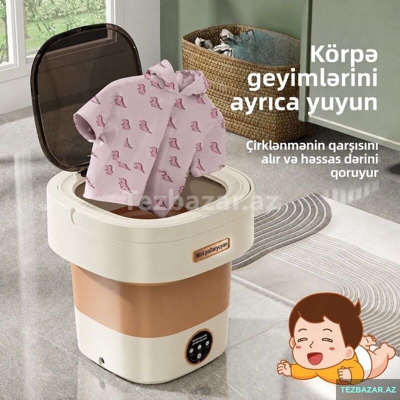 Mini qatlanan paltaryuyan — Oyuncaqlar, Bakı (2)