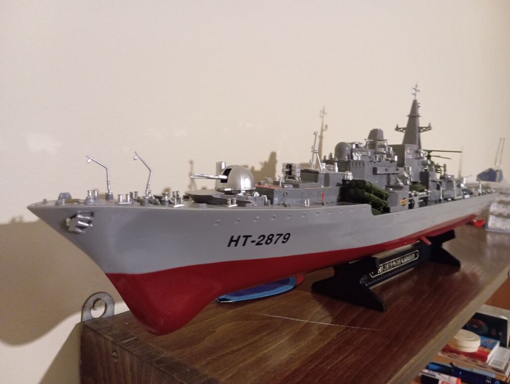 HT-2879 “Smasher” hərbi gəmi maketi - Miqyaslı detallı döyüş gəmisi — Modellar, Digah (2)