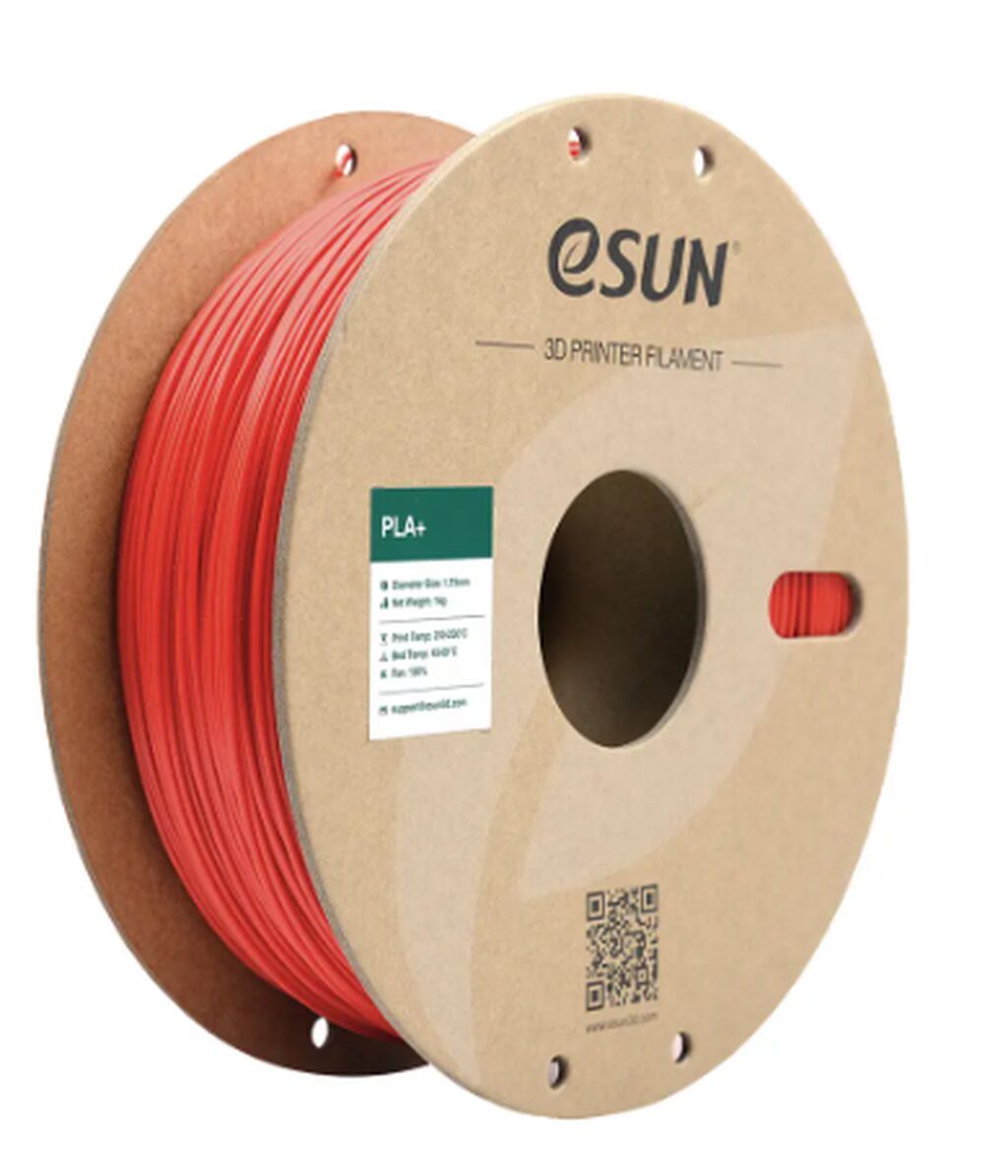Esun PLA Plus 1.75 mm Filament – Qırmızı, 1 kq Ətraf mühitə dost PLA+ — İstehlak malları və aksesuarlar, Bakı