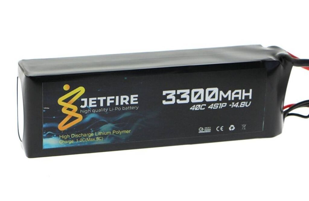 JetFire 14.8V 3300mAh 40C Li‑Po 4S batareya Yüksək cərəyan tələb edən — Smartfon ehtiyat hissələri, Bakı (3)