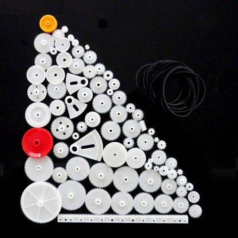 81 Hissə Plastik Dişli Dəsti – Məhsul təsviri: Plastik dişli, dişli — Bakı