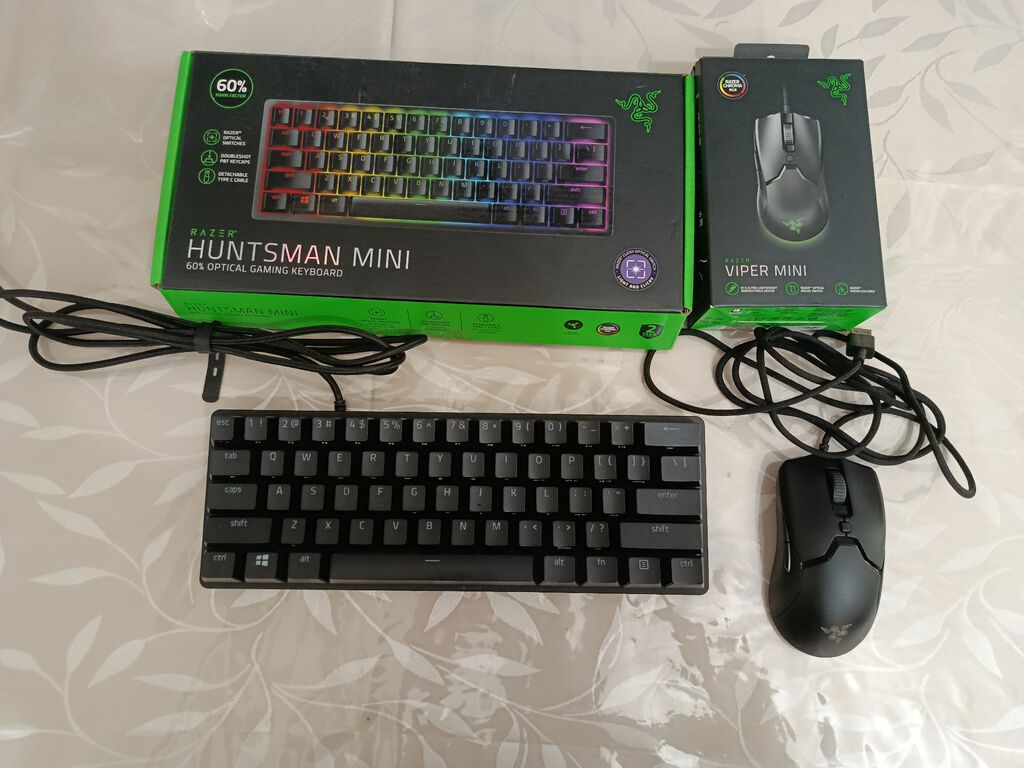 Razer Huntsman Mini Türkiyədən sifariş olunub. Uzun müddət səliqəli — Klaviaturalar və siçanlar, Bakı (2)
