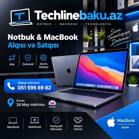 Techlinebaku.az – Notbuk və MacBook alışı və satışı - MacBook və — Bakı