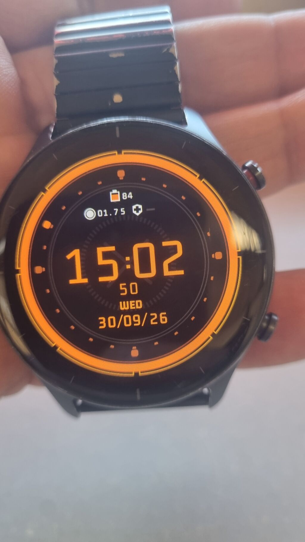 İşlənmiş, Smart saat, Amazfit, Sensor ekran, rəng - Qara — Ağıllı saatlar, Bakı (4)