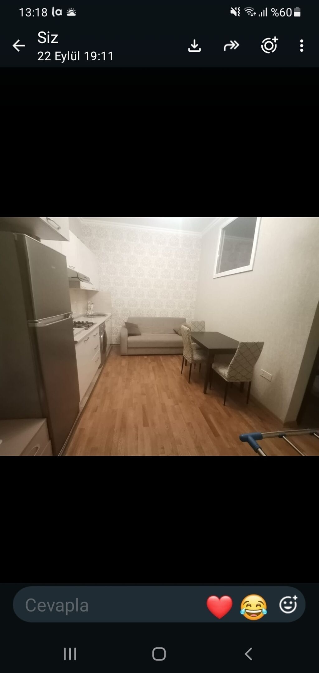 1 otaqlı studio tipli mənzil – mətbəx və qonaq otağı birgə — Mənzil, Bakı (3)