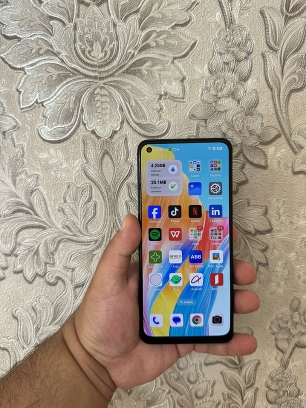 Oppo A57, 256 GB, rəng - Qara, Barmaq izi — OPPO, Sumqayıt