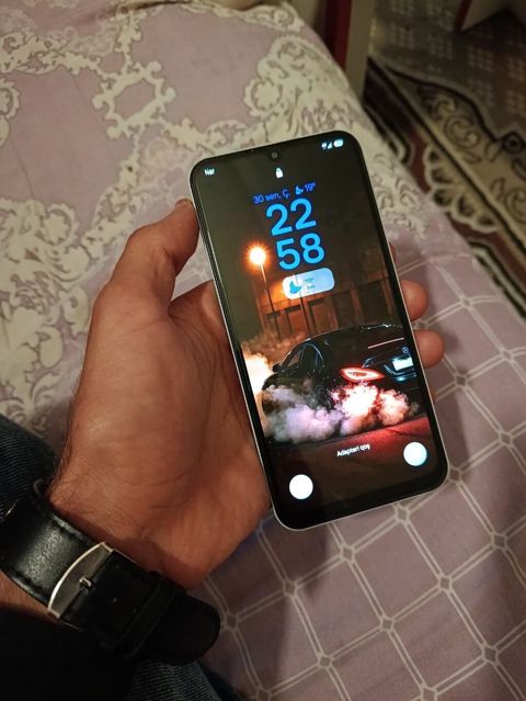Samsung Galaxy A15, 128 GB, rəng - Ağ, Barmaq izi — Şirvan