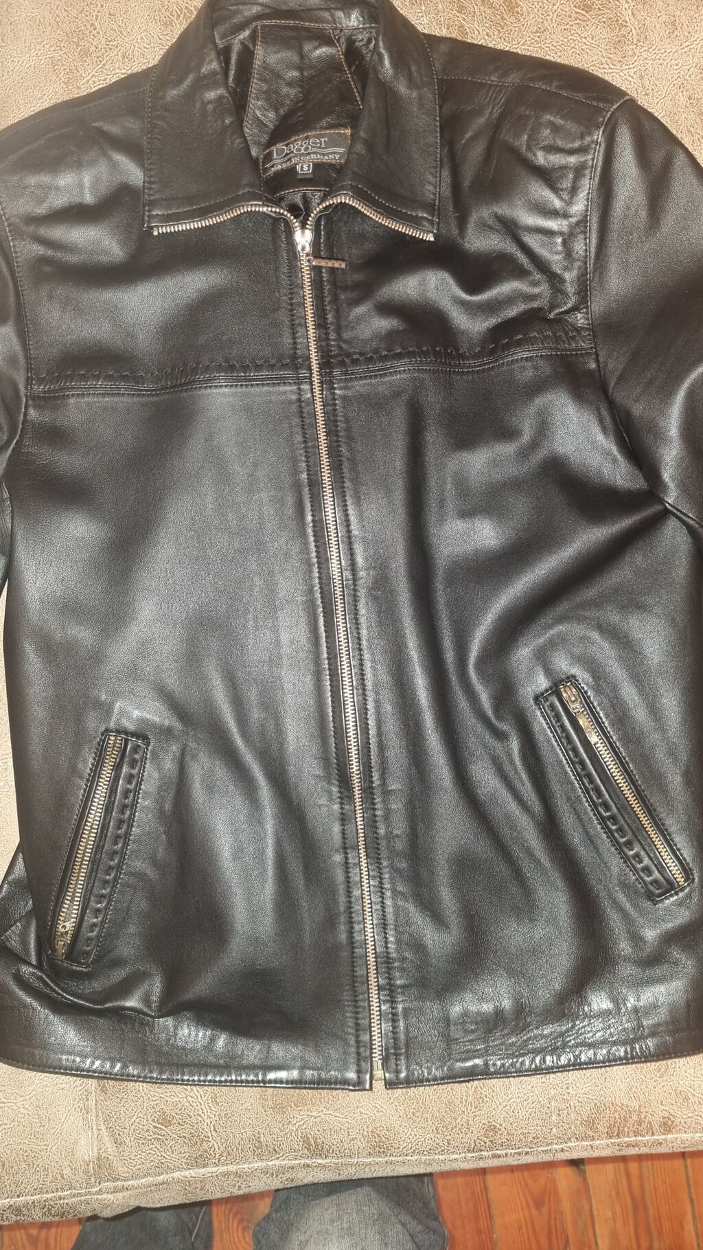 Kurtka, Dəri, Payız, Massimo Dutti, S — Kurtkalar, Bakı (4)