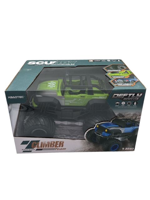 Radio ilə idarə edilən maşın RC Monster Truck, plastik, yaşıl, 3 yaş — Bakı