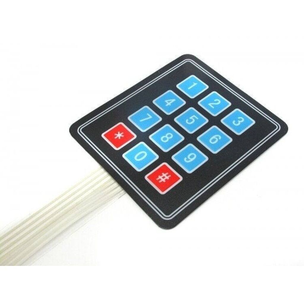 Membran Klaviatura 4x3 Keypad Layihələrdə məlumat daxil etmə üçün — Klaviaturalar və siçanlar, Bakı (2)
