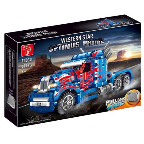 Blok konstruktor T3030 Western Star Optimus Prime, 619 element — Bakı