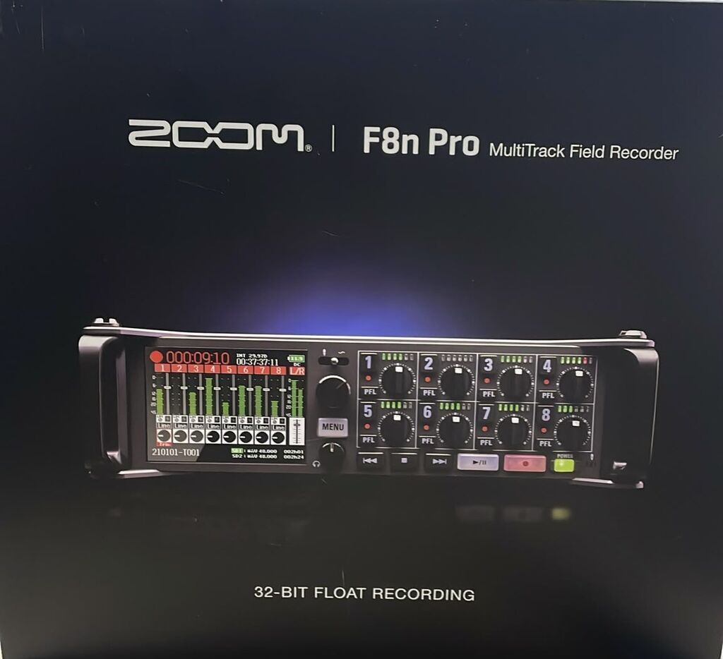 Zoom F8n Pro peşəkar çəkilişlər üçün 8 kanallı field recorder-dir — Digər, Digah