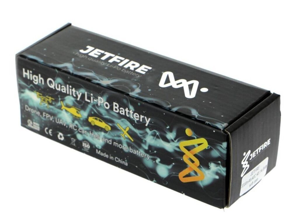 JetFire 11.1V 6200mAh 40C Li‑Po 3S Batareya Yüksək cərəyan tələb edən — Akkumulyatorlar, Bakı (3)
