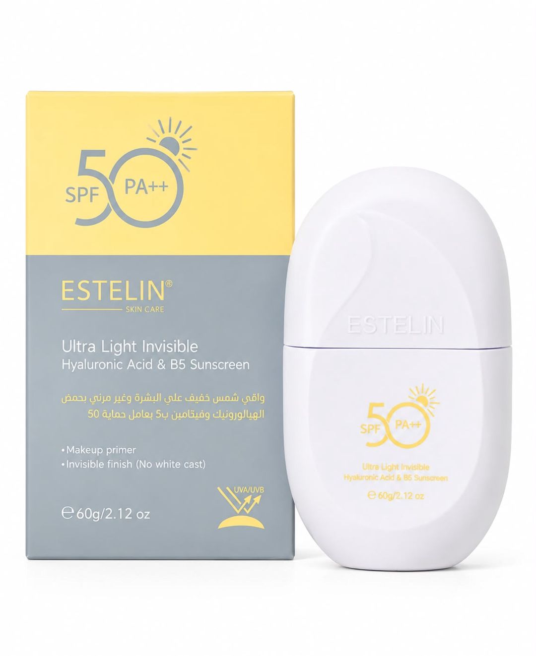 Günəşdən qoruyucu krem Estelin Ultra Light Invisible SPF50, 60 ml — Mallar, Bakı