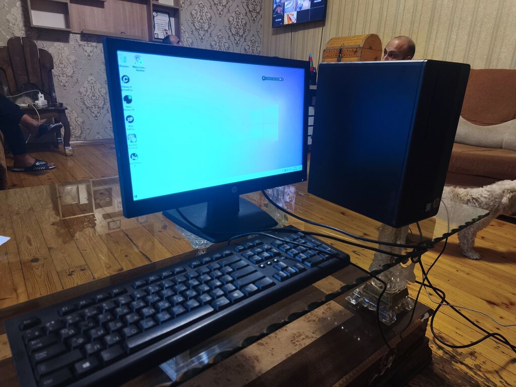 HP stolüstü kompüter dəsti Satiram Giymətdə Tazilasarig — Masaüstü kompüterlər, Bakı (3)