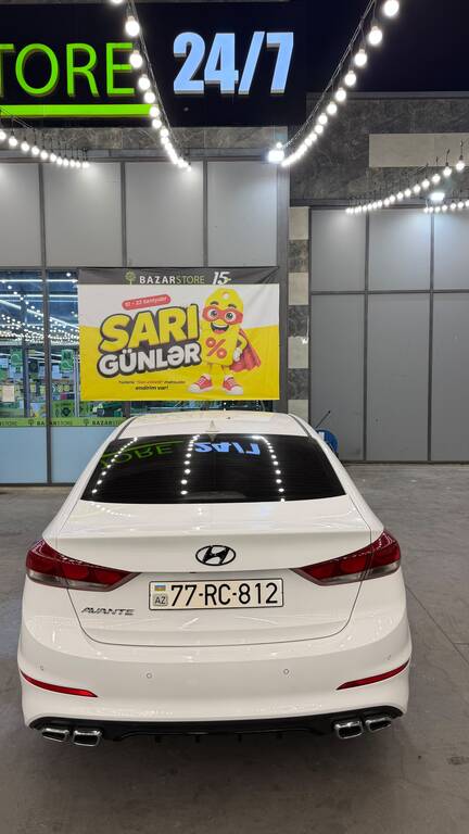 Hyundai Avante, 1.6 L, 2016 il, 170 353 km 77-RC-812 — Avtomobillər, Biləsuvar (11)