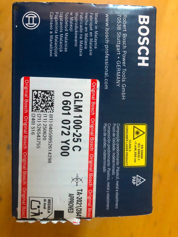 Lazer metrə Bosch Professional GLM 100-25 C (Kameralı / Yenidir) — Mallar, Bakı (4)