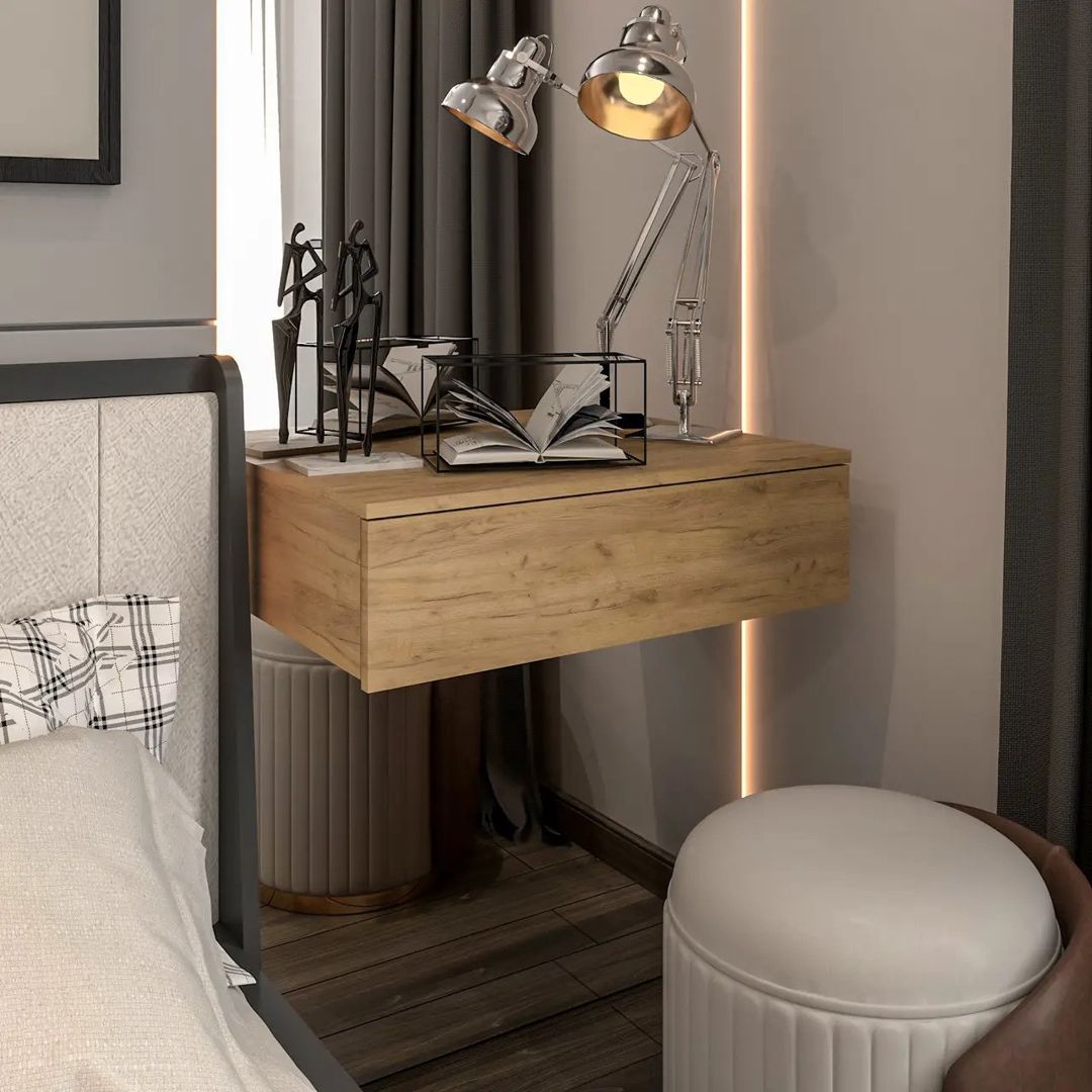 Makiyaj masası 8239, bej, laminat, 20х31х70 sm — Mallar, Bakı