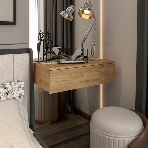 Makiyaj masası 8239, bej, laminat, 20х31х70 sm — Bakı