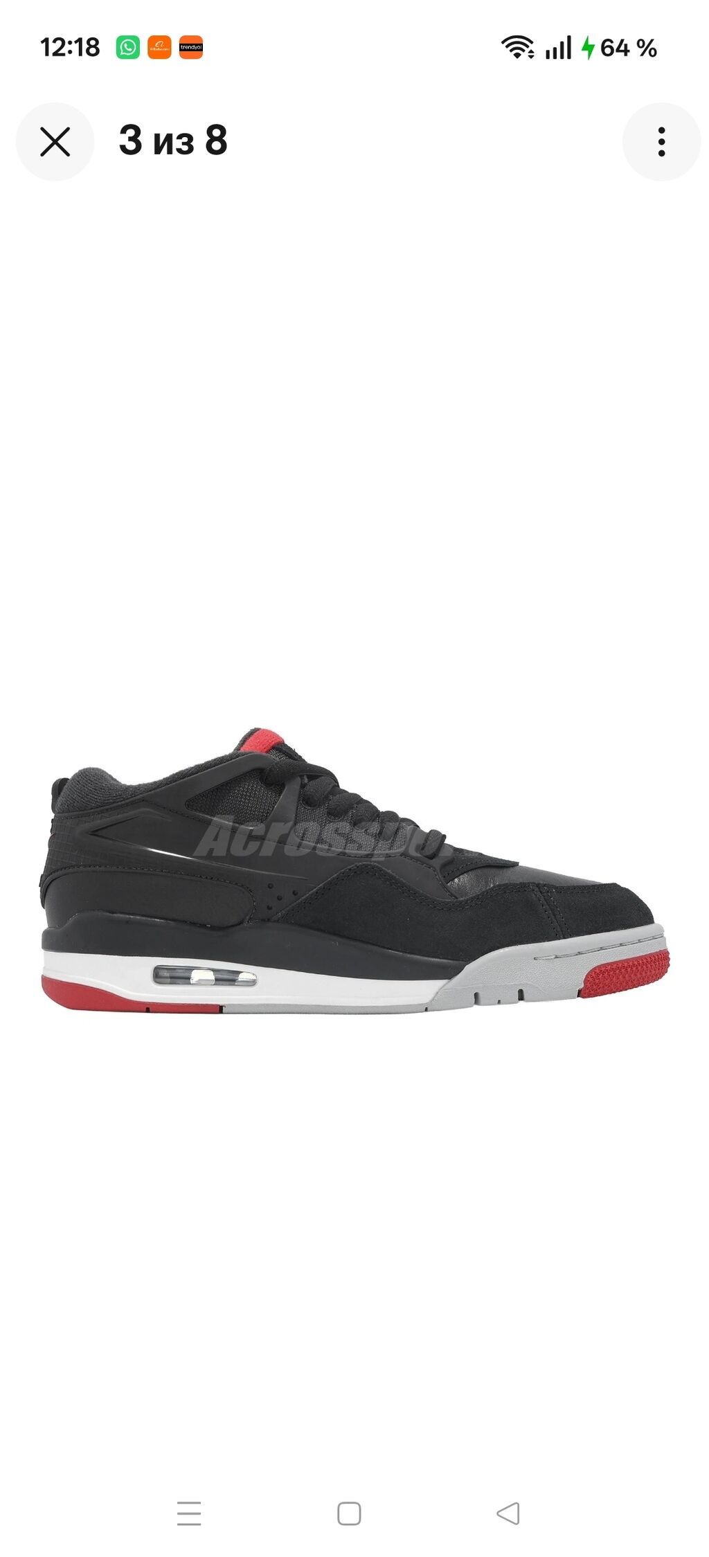 Original Nike Jordan brendi kişi idman ayaqqabısı, razmer 46, rahat — Krossovkalar, Bakı (3)