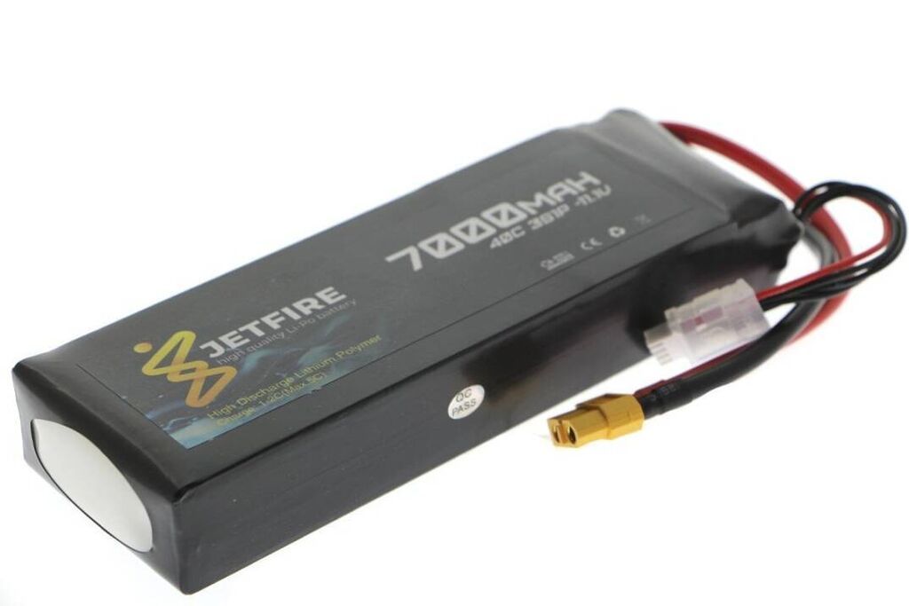 JetFire 11.1V 7000mAh 40C Li-Po 3S batareya Yüksək cərəyan tələb edən — Akkumulyatorlar, Bakı (2)